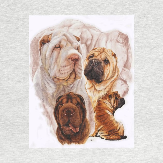 Chinese Shar Pei Medley by BarbBarcikKeith